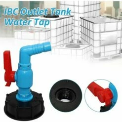 AOUGO Raccord Avec Vanne S60x6 Réservoir Adpater De Vidange Robinet Rotatif 4,92 X 2,95 X 2,83 Pouces Pour IBC Réservoir 9 AOUGO Raccord Avec Vanne S60x6 Réservoir Adpater De Vidange Robinet Rotatif 4,92 X 2,95 X 2,83 Pouces Pour IBC Réservoir -Promos Récupération Magasin 60281885 3