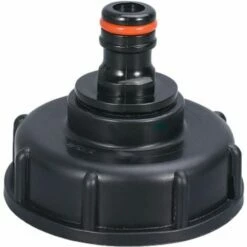 AOUGO IBC Raccord Robinet En Laiton Connecteur Sortie Raccord Vanne Robinet Raccords De Tuyau D'arrosag IBC Pour Robinet De Jardin En Laiton Avec Raccord