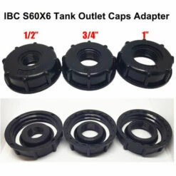 TOPHOMER S60X6 Adaptateur Robinet De Réservoir IBC Pièces Fileté Adaptateur 1/2 "3/4" 1" IBC -Promos Récupération Magasin 60935461 3