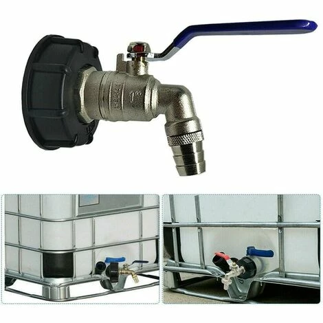 TOPHOMER S60X6 Adaptateur Robinet De R¨¦servoir IBC Pi¨¨ces Raccord Vanne Rempla Peut ¨ºtre Utilis¨¦ Comme Contacteur Rapide, Adapt¨¦ ¨¤ La Vanne IBC 4 TOPHOMER S60X6 Adaptateur Robinet De R¨¦servoir IBC Pi¨¨ces Raccord Vanne Rempla Peut ¨ºtre Utilis¨¦ Comme Contacteur Rapide, Adapt¨¦ ¨¤ La Vanne IBC – Image 2