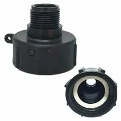 TOPHOMER Raccord Pvc S60x6 Taraudé 3/4'',Adaptateur De Tuyau De Réservoir 1000 L Plastique IBC Adaptateur De Tuyau D'arrosage Outils De Filetage 60 Mm Pour L'eau Réservoir Jardin Tuyau De Raccordement 19mm