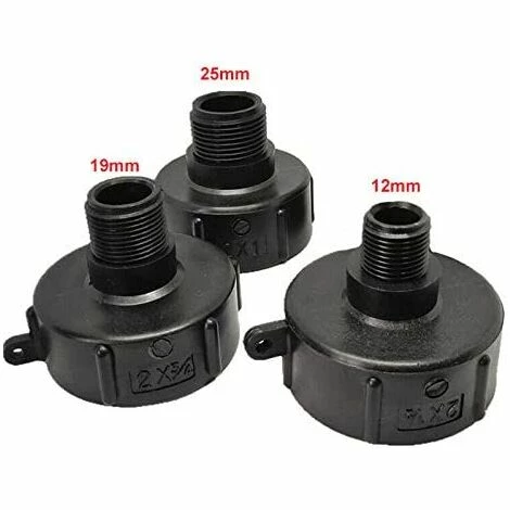 TOPHOMER Raccord Pvc S60x6 Taraudé 3/4'',Adaptateur De Tuyau De Réservoir 1000 L Plastique IBC Adaptateur De Tuyau D'arrosage Outils De Filetage 60 Mm Pour L'eau Réservoir Jardin Tuyau De Raccordement 19mm 5 TOPHOMER Raccord Pvc S60x6 Taraudé 3/4'',Adaptateur De Tuyau De Réservoir 1000 L Plastique IBC Adaptateur De Tuyau D'arrosage Outils De Filetage 60 Mm Pour L'eau Réservoir Jardin Tuyau De Raccordement 19mm – Image 3