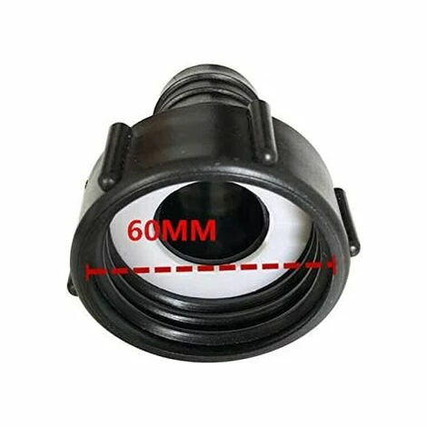 TOPHOMER Raccord Pvc S60x6 Taraudé 3/4'',Adaptateur De Tuyau De Réservoir 1000 L Plastique IBC Adaptateur De Tuyau D'arrosage Outils De Filetage 60 Mm Pour L'eau Réservoir Jardin Tuyau De Raccordement 19mm 6 TOPHOMER Raccord Pvc S60x6 Taraudé 3/4'',Adaptateur De Tuyau De Réservoir 1000 L Plastique IBC Adaptateur De Tuyau D'arrosage Outils De Filetage 60 Mm Pour L'eau Réservoir Jardin Tuyau De Raccordement 19mm – Image 4