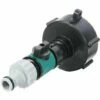 TOPHOMER S60X6 Adaptateur Pour Tuyau D'eau IBC,Connecteur Pour R¨¦servoir D'eau De Jardin IBC Avec Robinet Pour Irrigation Agricole,Jardin, Balcon Pour Huile, Carburant, Eau