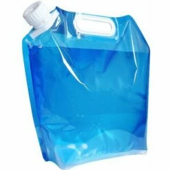 MONLY Set De 2 Bidons Pliables Et Portables Pour Eau Potable (5 L + 10 L) Convient Pour La Randonnée, Le Camping, Le Pique-nique, Les Voyages, Le Barbecue-Versailles -Promos Récupération Magasin 61180461 5