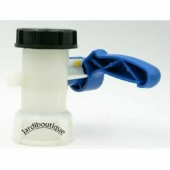 OUSUDELA Vanne Pour Cuve IBC 1000 Litres 2" / 62 Mm Vanne Papillon Intégrée En Plastique DN40 (62 Mm) -Promos Récupération Magasin 61230447 4