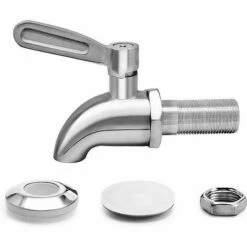 LTS FAFA Robinet De Rechange Pour Distributeur De Boissons, Robinet En Acier Inoxydable Feuille De Chêne Poli, Robinet De Rechange Pour Distributeur -Promos Récupération Magasin 61251257 4