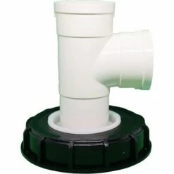 DONTODENT IBC Filtre De Couvercle En Nylon Lavable Avec Couvercle Pour Réservoir D'eau De Pluie IBC 1000 Litres DN 75 Feutre Aiguilleté (noir 165 Mm Vertical)