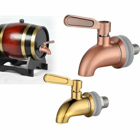 WIAN Robinet De Remplacement En Acier Inoxydable Pour Distributeur De Boissons, Robinet De Remplacement Pour Distributeur D'eau-Or Rose 4 WIAN Robinet De Remplacement En Acier Inoxydable Pour Distributeur De Boissons, Robinet De Remplacement Pour Distributeur D'eau-Or Rose – Image 2