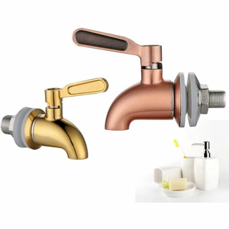 WIAN Robinet De Remplacement En Acier Inoxydable Pour Distributeur De Boissons, Robinet De Remplacement Pour Distributeur D'eau-Or Rose 7 WIAN Robinet De Remplacement En Acier Inoxydable Pour Distributeur De Boissons, Robinet De Remplacement Pour Distributeur D'eau-Or Rose – Image 5