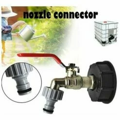 GroupM Laiton S60 * 6 Variable 1/2 Robinet En Plastique Sucette Tonne Seau Accessoires Robinet 1/2 Pouce Valve -Promos Récupération Magasin 63894590 3