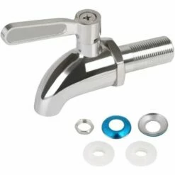 EINEMGELD Robinet De Tonneau,Distributeur De Boissons,Robinet Pour Tonneau De Bière, Robinet Pour Vin - En Acier Inoxydable Et Taille De 12mm -Promos Récupération Magasin 64118823 4