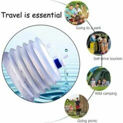 MEZHENG Bidon Pliable Avec Réservoir D'eau Pliable Pour Le Camping, L'escalade, La Survie, 15 L -Promos Récupération Magasin 64119621 5