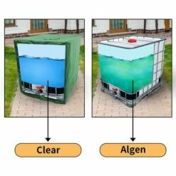 Devenirriche Housse De Réservoir IBC - Pour Réservoir D'eau De 1000 L - Pour Réservoir IBC - Vert, 120×100×116, (Tank Abdeckung) -Promos Récupération Magasin 64756106 5