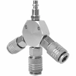 BAICCCF Robinet De Cuve De Récupération D'eau Connecteur Pneumatique, Adaptateur De Connecteur Rapide à 3 Voies Pour Connecteur D'air Rapide Pour Tuyau D'air Avec 1/4 & #39; & #39; Filetage F-npt -Promos Récupération Magasin 64771374 3