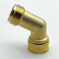 BAICCCF Robinet De Cuve De Récupération D'eau 3/4" Connecteur En Laiton à Filetage Femelle/mâle, Raccord De Tube De Tuyau D'arrosage à Angle De 130 Degrés, Accessoires D'adaptateur De Réservoir D'eau -Promos Récupération Magasin 64771387 2