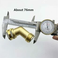 BAICCCF Robinet De Cuve De Récupération D'eau 3/4" Connecteur En Laiton à Filetage Femelle/mâle, Raccord De Tube De Tuyau D'arrosage à Angle De 130 Degrés, Accessoires D'adaptateur De Réservoir D'eau -Promos Récupération Magasin 64771387 5