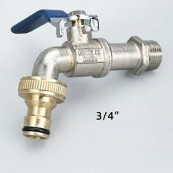 BAICCCF Robinet De Cuve De Récupération D'eau Connecteur De Robinet Avec Filetage G3/4 Pouces, Connecteur De Robinet Pour Un Débit D'eau élevé, Matériau En Cuivre Pur, Or, 2 Pièces 10 BAICCCF Robinet De Cuve De Récupération D'eau Connecteur De Robinet Avec Filetage G3/4 Pouces, Connecteur De Robinet Pour Un Débit D'eau élevé, Matériau En Cuivre Pur, Or, 2 Pièces -Promos Récupération Magasin 64771394 4