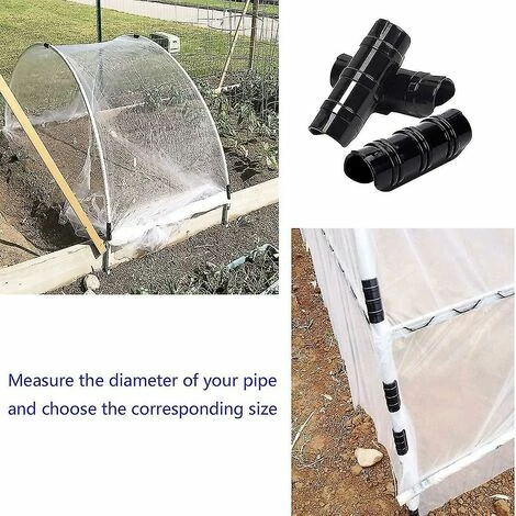 BAICCCF Robinet De Cuve De Récupération D'eau Lot De 24 Clips Pour Tube De Serre De 24 A 26 Mm De Diamètre 6 BAICCCF Robinet De Cuve De Récupération D'eau Lot De 24 Clips Pour Tube De Serre De 24 A 26 Mm De Diamètre – Image 4