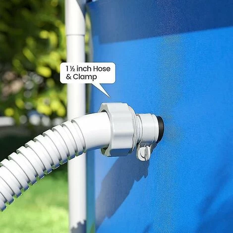 BAICCCF Robinet De Cuve De Récupération D'eau Adaptateur De Tuyau De Type B Pour Pompes, Paquet De 2, Adaptateur De Tuyau De Piscine Pour Raccords De 1,5 Pouce Et 1,25 Pouce, Gris 5 BAICCCF Robinet De Cuve De Récupération D'eau Adaptateur De Tuyau De Type B Pour Pompes, Paquet De 2, Adaptateur De Tuyau De Piscine Pour Raccords De 1,5 Pouce Et 1,25 Pouce, Gris – Image 3