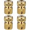 BAICCCF Autres Accessoires De Robinetterie 4 Connecteurs Rapides De Tuyau D'arrosage En Laiton, Connecteurs Rapides De Tuyau D'arrosage à Connecteur Rapide -Promos Récupération Magasin 64771449 1