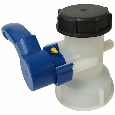 THSINDE 62 Mm Vanne Pour Cuve IBC 1000 Litres 2" / 62 Mm Vanne Papillon Intégrée En Plastique DN40 3 THSINDE 62 Mm Vanne Pour Cuve IBC 1000 Litres 2" / 62 Mm Vanne Papillon Intégrée En Plastique DN40