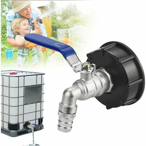 LLOVE Adaptateur De Réservoir De Vidange IBC S60x6 Vanne Robinet 3/4'' Adaptateur De Robinet De Réservoir IBC Adaptateur De Cuve Adaptateur De Réservoir D'eau Robinet à Boisseau Sphérique 3 LLOVE Adaptateur De Réservoir De Vidange IBC S60x6 Vanne Robinet 3/4'' Adaptateur De Robinet De Réservoir IBC Adaptateur De Cuve Adaptateur De Réservoir D'eau Robinet à Boisseau Sphérique