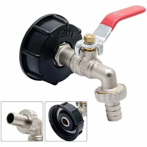 LLOVE Adaptateur IBC 1000 L Adaptateur De Réservoir IBC Adaptateur De Réservoir S60X6 Pour Robinet De Jardin En Laiton 1,27 Cm Raccord De Tuyau D'huile Carburant 5 LLOVE Adaptateur IBC 1000 L Adaptateur De Réservoir IBC Adaptateur De Réservoir S60X6 Pour Robinet De Jardin En Laiton 1,27 Cm Raccord De Tuyau D'huile Carburant – Image 3
