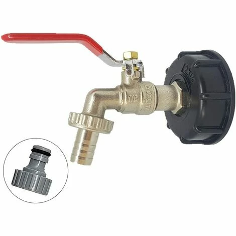 LLOVE Adaptateur IBC 1000 L Adaptateur De Réservoir IBC Adaptateur De Réservoir S60X6 Pour Robinet De Jardin En Laiton 1,27 Cm Raccord De Tuyau D'huile Carburant 7 LLOVE Adaptateur IBC 1000 L Adaptateur De Réservoir IBC Adaptateur De Réservoir S60X6 Pour Robinet De Jardin En Laiton 1,27 Cm Raccord De Tuyau D'huile Carburant – Image 5