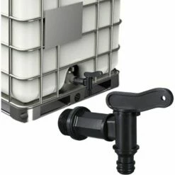 MèREÉTERNEL Robinet Cuve Plastique,Adaptateur De Boîte De Rangement D'eau IBC,Adaptateur Robinet Tuyau Arrosage,pour Recuperateur Eau De Pluie, Avec Joint, Contre-écrou Et Raccord De Robinet, 3/4" (1PCS) Ternel -Promos Récupération Magasin 65335194 4