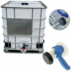 BDD 62mm Adaptateur Vidange Adaptateur Valise Adaptateur 1000l Ibc Vanne Papillon Commutateur Pour Ibc Réservoir D'eau