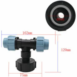 HELLO KITTY BAIN Raccord De Tuyau De Réservoir D'eau Adaptateur De Tuyau De Pelouse De Jardin Outil De Montage De Robinet Domestique, Adaptateur En T De 25 Mm -Promos Récupération Magasin 65626383 2