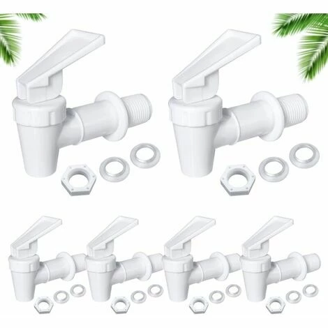 KAEJYIUT Plastique Robinet,Robinet De Tonneau, Distributeur De Boissons,pour Homebrew Barrel Fermenter Vin Bière Distributeur De Jus De Boisson Spigot(6 Pieces) 3 KAEJYIUT Plastique Robinet,Robinet De Tonneau, Distributeur De Boissons,pour Homebrew Barrel Fermenter Vin Bière Distributeur De Jus De Boisson Spigot(6 Pieces)