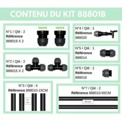 MULTICUVES Kit Raccordement 2 Cuves Eau 1000 L - S60X6 / S60X6 -Promos Récupération Magasin 6591637 4