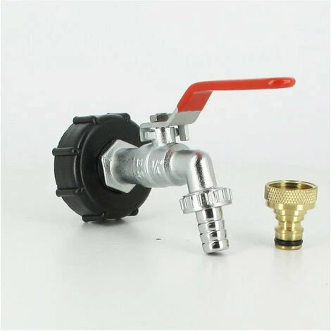 MULTICUVES Raccord Cuve Eau S60X6 - Robinet Laiton Chromé 15 Mm + Nez 20x27 3 MULTICUVES Raccord Cuve Eau S60X6 - Robinet Laiton Chromé 15 Mm + Nez 20x27