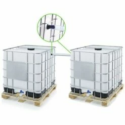 MULTICUVES Kit ECO De Couplage De 2 Cuves 1000 L - Ø 25 Mm - Tuyau 2 M