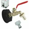 JOORRT Robinet De Réservoir 1000L S60X6 Connecteur De Robinet IBC Avec Raccord De Tuyau 1/2, Adaptateur De Réservoir De Vidange, Pour Robinet De Jardin, Pour Adaptateur De Réservoir (1 Pièce) -Promos Récupération Magasin 66165259 1