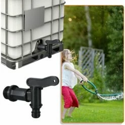 YEURIé Robinet Cuve Plastique,Adaptateur De Boîte De Rangement D'eau IBC,Adaptateur Robinet Tuyau Arrosage,pour Recuperateur Eau De Pluie, Recuperateur D Eau De Pluie, 3/4" 9 YEURIé Robinet Cuve Plastique,Adaptateur De Boîte De Rangement D'eau IBC,Adaptateur Robinet Tuyau Arrosage,pour Recuperateur Eau De Pluie, Recuperateur D Eau De Pluie, 3/4" -Promos Récupération Magasin 66175027 3