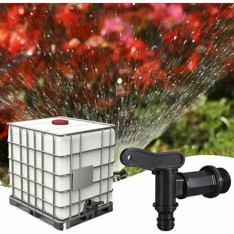 YEURIé Robinet Cuve Plastique,Adaptateur De Boîte De Rangement D'eau IBC,Adaptateur Robinet Tuyau Arrosage,pour Recuperateur Eau De Pluie, Recuperateur D Eau De Pluie, 3/4" 6 YEURIé Robinet Cuve Plastique,Adaptateur De Boîte De Rangement D'eau IBC,Adaptateur Robinet Tuyau Arrosage,pour Recuperateur Eau De Pluie, Recuperateur D Eau De Pluie, 3/4" – Image 4