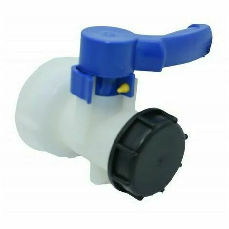 DN40 (62 Mm) Vanne Pour Cuve IBC 1000 Litres 2" / 62 Mm Vanne Papillon Intégrée En Plastique-thsinde 3 DN40 (62 Mm) Vanne Pour Cuve IBC 1000 Litres 2" / 62 Mm Vanne Papillon Intégrée En Plastique-thsinde
