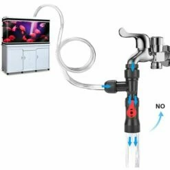 BAICCCF Robinet De Cuve De Récupération D'eau 1 Pièces Auto Aquarium Changeur D'eau Kit Adaptateur De Robinet Pompe De Changement D'eau Outils De Nettoyage Nettoyeur De Réservoir De Poisson