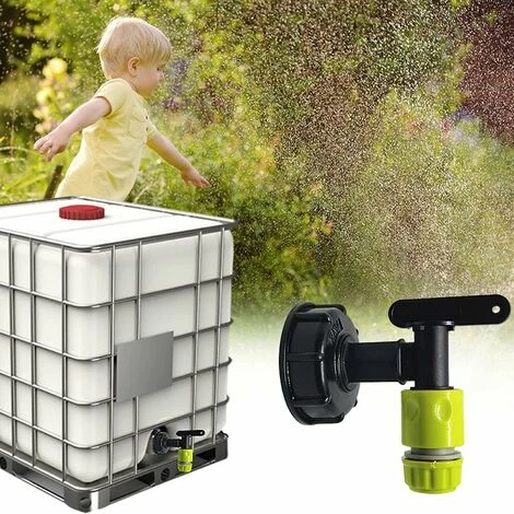 BAICCCF Robinet De Cuve De Récupération D'eau One Pie 1000l Robinet De Réservoir En Plastique Avec Connecteur De Tuyau D'arrosage, Adaptateur De Robinet De Réservoir Ibc, Connecteur Fileté 3/4 Pouce Pour Collecteur D'eau De Pluie, Réservoir De Carburant (a) 6 BAICCCF Robinet De Cuve De Récupération D'eau One Pie 1000l Robinet De Réservoir En Plastique Avec Connecteur De Tuyau D'arrosage, Adaptateur De Robinet De Réservoir Ibc, Connecteur Fileté 3/4 Pouce Pour Collecteur D'eau De Pluie, Réservoir De Carburant (a) – Image 4
