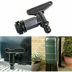 BAICCCF Robinet De Cuve De Récupération D'eau Robinet De Réservoir 1 Pièces, Adaptateur De Boîte De Stockage D'eau Ibc, Adaptateur De Robinet De Tuyau D'arrosage, Pour Collecteur D'eau De Pluie, Réservoir De Carburant -Promos Récupération Magasin 66995343 4