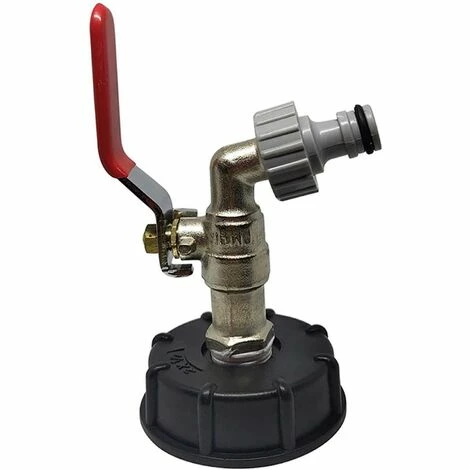YOOUYIDA Adaptateur De Réservoir De Robinet IBC Adaptateur De Vidange De Qualité Alimentaire Pour Robinet De Réservoir Fourre-tout En Laiton 1/2, IBC Robinet Cuve 4 YOOUYIDA Adaptateur De Réservoir De Robinet IBC Adaptateur De Vidange De Qualité Alimentaire Pour Robinet De Réservoir Fourre-tout En Laiton 1/2, IBC Robinet Cuve – Image 2