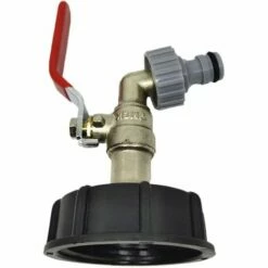 YOOUYIDA Adaptateur De Réservoir De Robinet IBC Adaptateur De Vidange De Qualité Alimentaire Pour Robinet De Réservoir Fourre-tout En Laiton 1/2, IBC Robinet Cuve 9 YOOUYIDA Adaptateur De Réservoir De Robinet IBC Adaptateur De Vidange De Qualité Alimentaire Pour Robinet De Réservoir Fourre-tout En Laiton 1/2, IBC Robinet Cuve -Promos Récupération Magasin 67467107 3