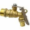 FLYME Robinet En Laiton, 1/2po Vanne De Buse Manuelle, Cadre Avec Serrure, Verrouillables, Jardin Extérieur Robinet De La Valve, Peut Etre Installé Dans Les Maisons, Garages, Jardins -Promos Récupération Magasin 67636742 1