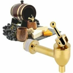 FLYME Robinet De Baril De Vin Robinet En Cuivre Pour Vin, Baril De Bière, Distributeur De Boissons, Robinet De Remplacement(12mm-d'or) -Promos Récupération Magasin 67637772 5