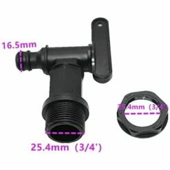 ENLENK Robinet De Réservoir D'eau En Plastique, Adaptateur De Réservoir De Stockage IBC, Adaptateur De Robinet De Tuyau D'arrosage Pour Collecteur De Pluie, Réservoir De Carburant 9 ENLENK Robinet De Réservoir D'eau En Plastique, Adaptateur De Réservoir De Stockage IBC, Adaptateur De Robinet De Tuyau D'arrosage Pour Collecteur De Pluie, Réservoir De Carburant -Promos Récupération Magasin 67682666 3