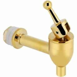 AOUGO Robinet De Robinet En Cuivre, Robinet De Robinet En Cuivre Pour Robinet De Remplacement De Distributeur De Boissons De Boisson De Tonneau De Bière De Vin (Chrome12mm)(or12mm) -Promos Récupération Magasin 67704534 3
