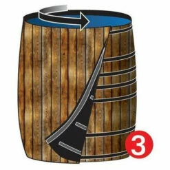 MULTITANKS Housse Décorative Pour Fut / Bidon De 120 Litres Environ 7 MULTITANKS Housse Décorative Pour Fut / Bidon De 120 Litres Environ -Promos Récupération Magasin 6971935 3